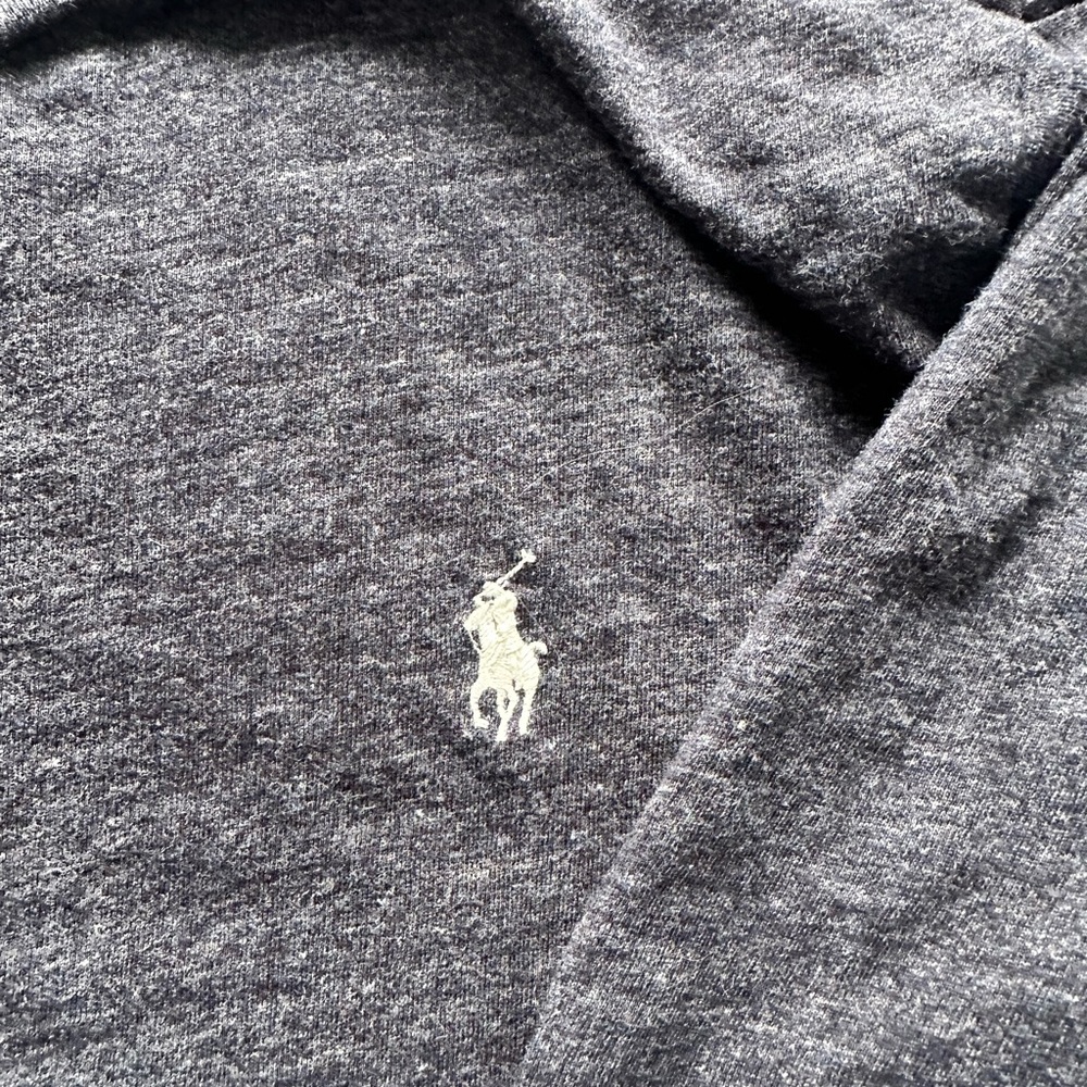 Men’s Grey Ralph Lauren Polo Long Sleeve Tee-Shirt size Medium